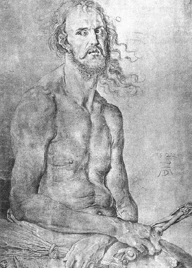 Self-Portrait as the Man of Sorrows, Albrecht Durer